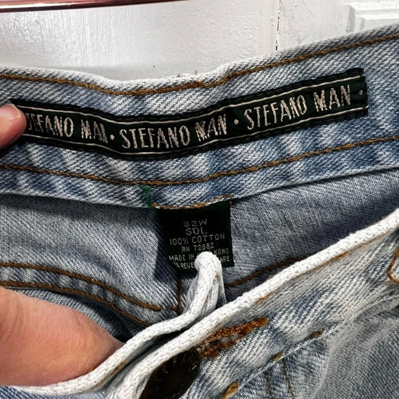 Stefano man vintage denim size 32 x 30 in excellent condition​ - Picture 2 of 3